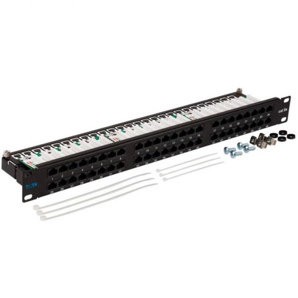 Патч-панель Lanmaster TWT-PP48/1U-U5E 19