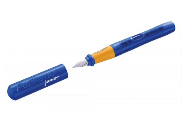 Ручка перьевая Pelikan School o Junior синий L, 1 шт