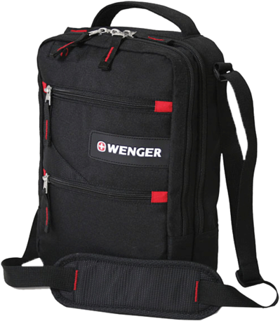 Сумка Wenger 18262166 Mini Vertical Boarding Bag Black red
