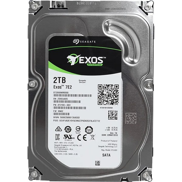 Жесткий диск Seagate Exos 7E2 HDD 3.5 